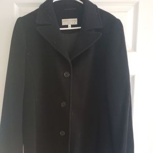 Womens black peacoat